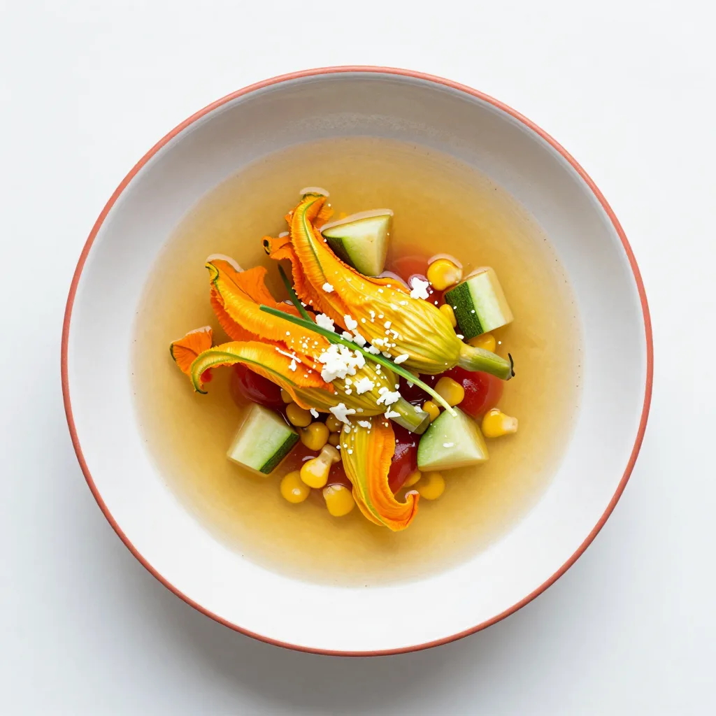 Sopa de Flor de Calabaza
