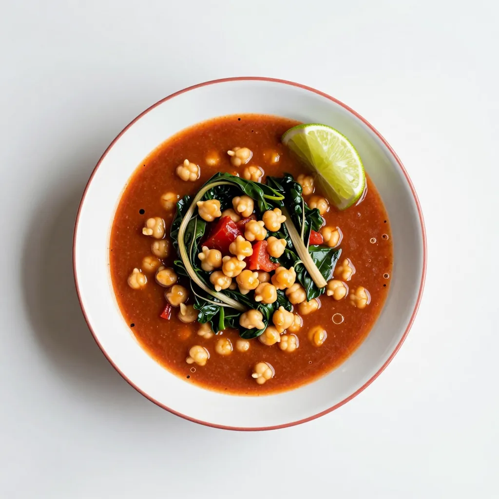 Sopa de Garbanzo con Acelgas