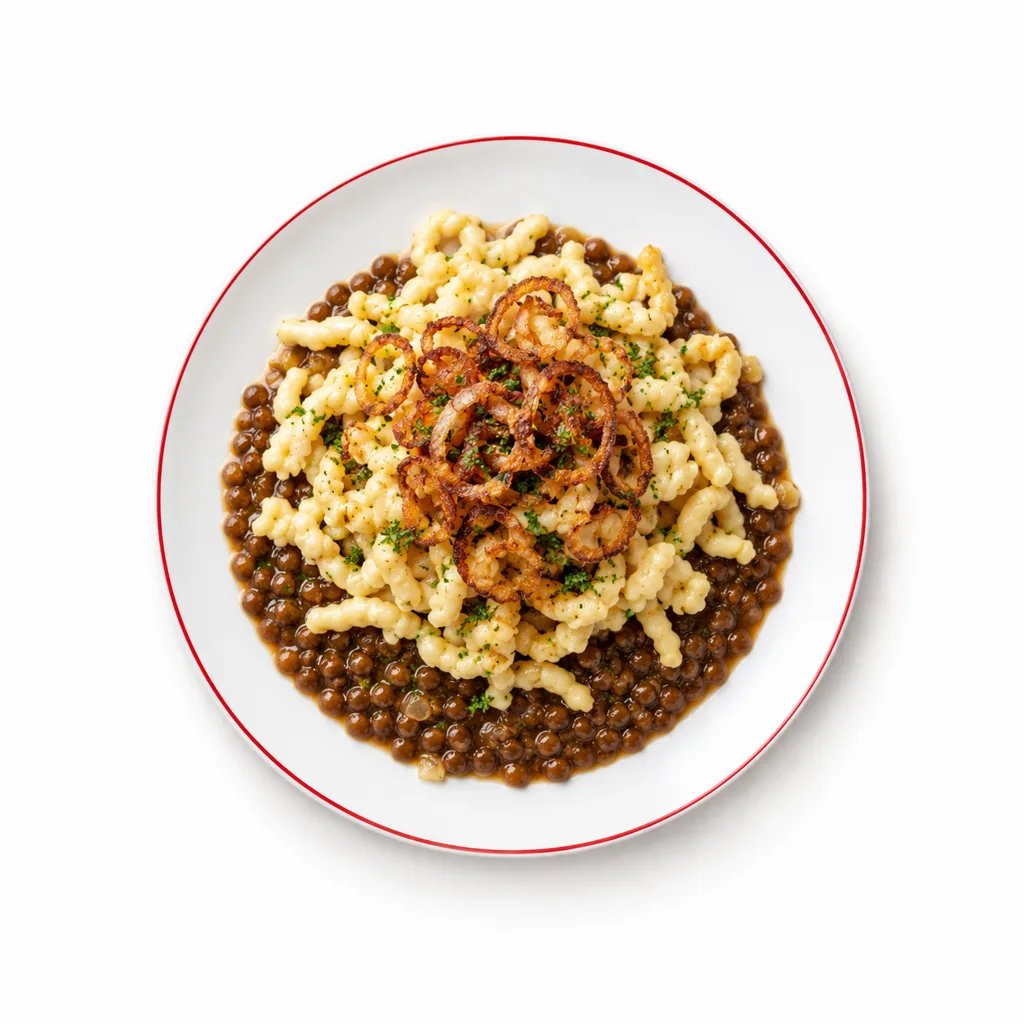 Spätzle mit Linsen