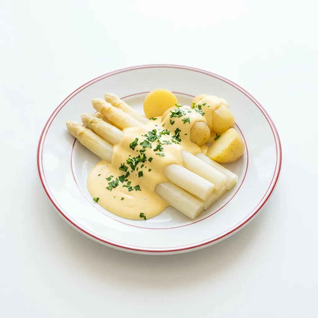 Spargel mit Hollandaise