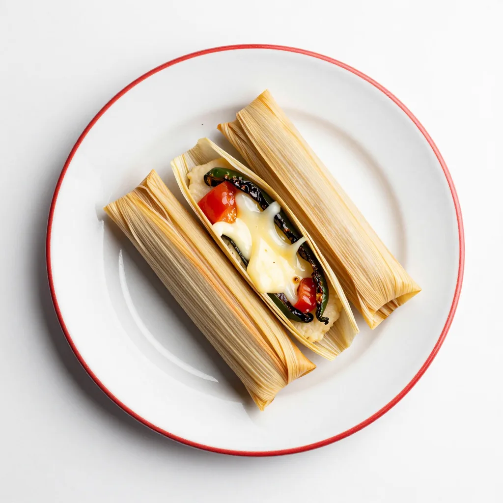 Tamales de Rajas con Queso