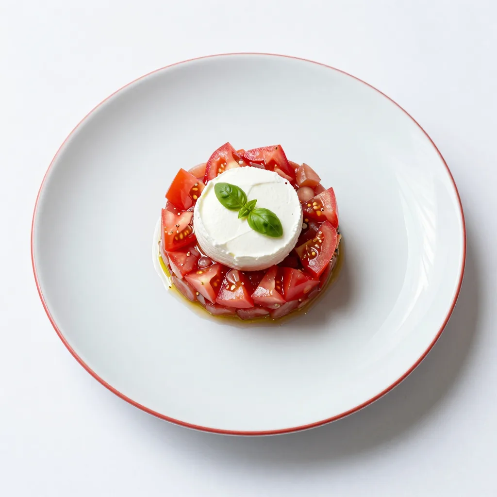 Tartare di Pomodoro con Caprino