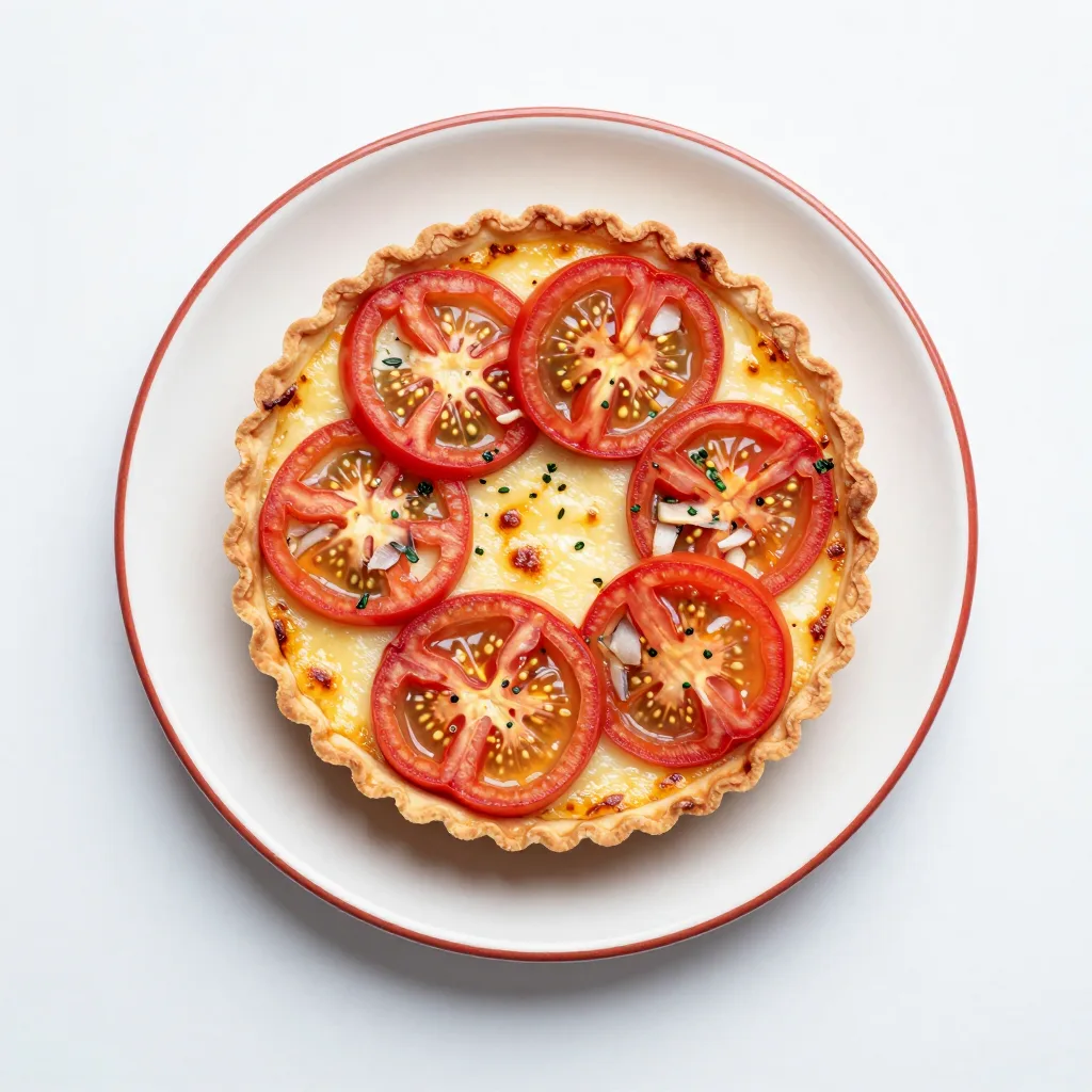 Ton Balıklı Domatesli Tart