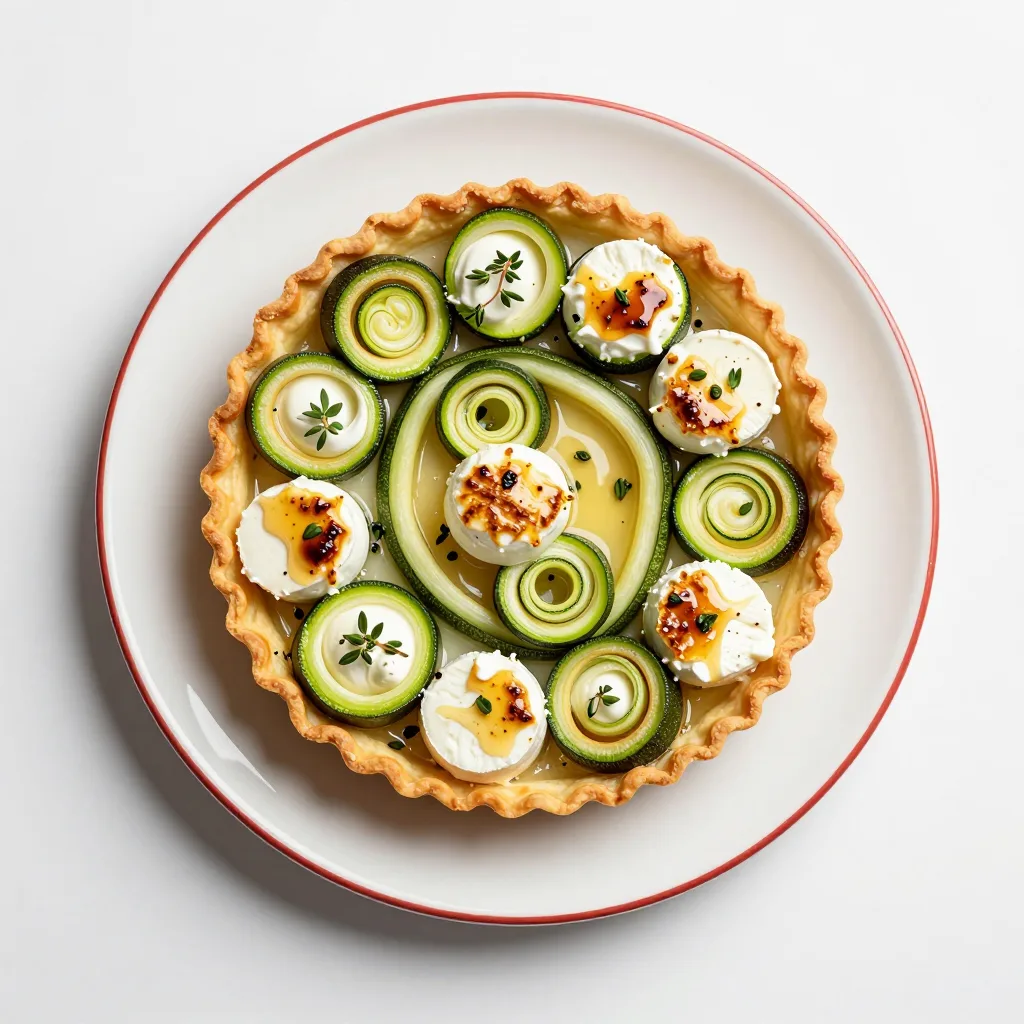 Tarte aux Courgettes et Chèvre