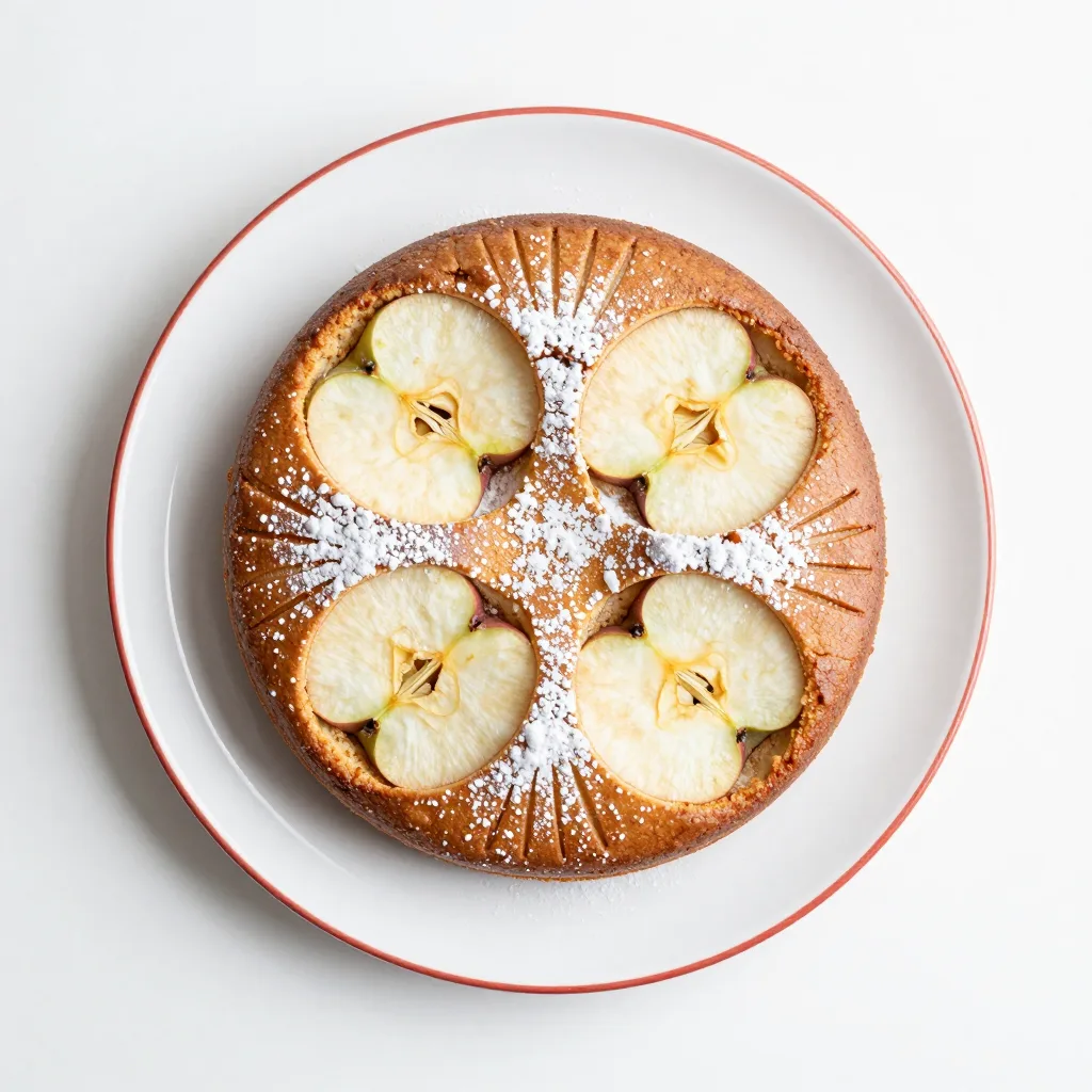 Sunken Apple Cake