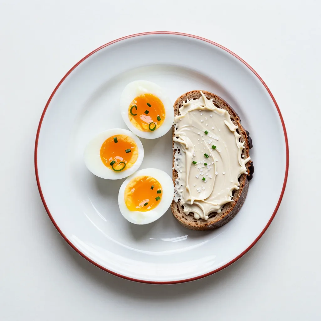 Weichgekochtes Ei mit Butterstullen