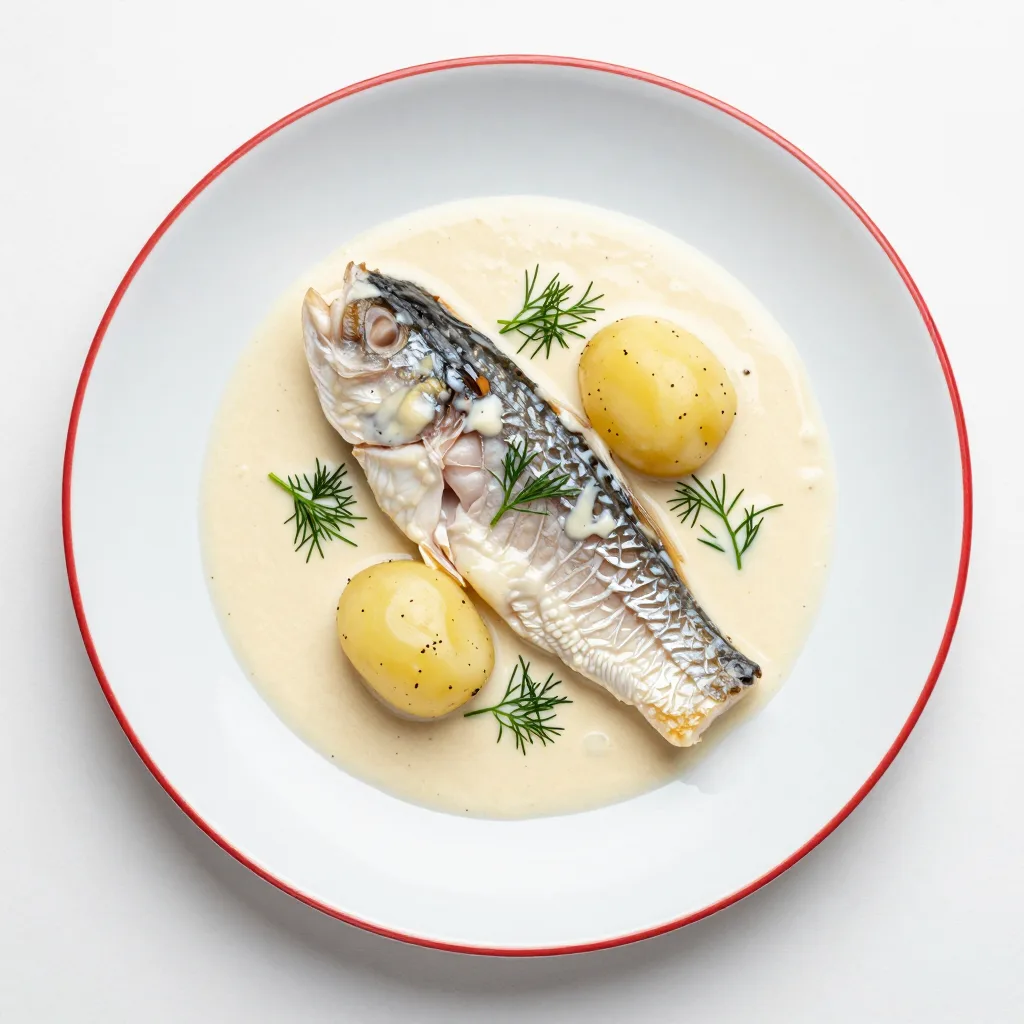 Sandre sauce au vin blanc