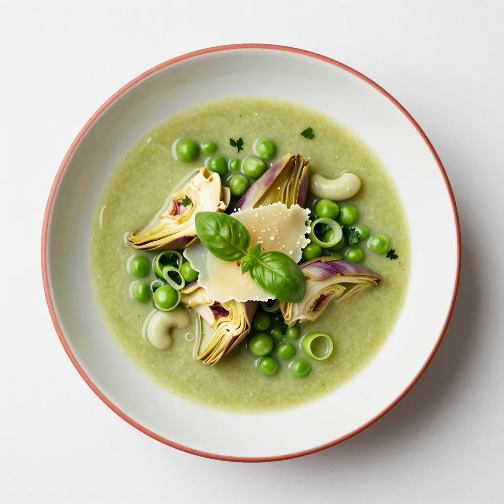 Sopa de Verduras Primaveral